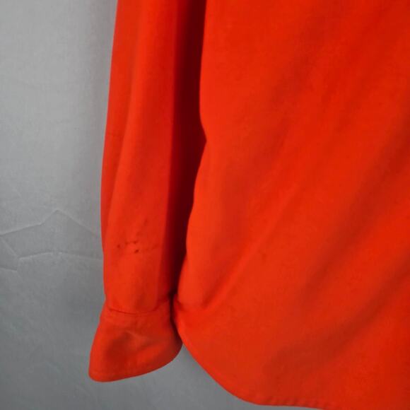 Gamehide Hunting Outdoor Shirt Men's M Orange Soft Fabric Button Down - Picture 6 of 16